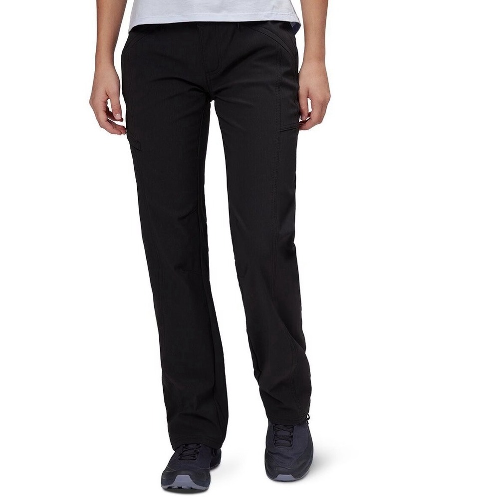 prAna Pants Women 6 Black Stretch Utility Cargo Hiking Outdoor Travel Gorpcore